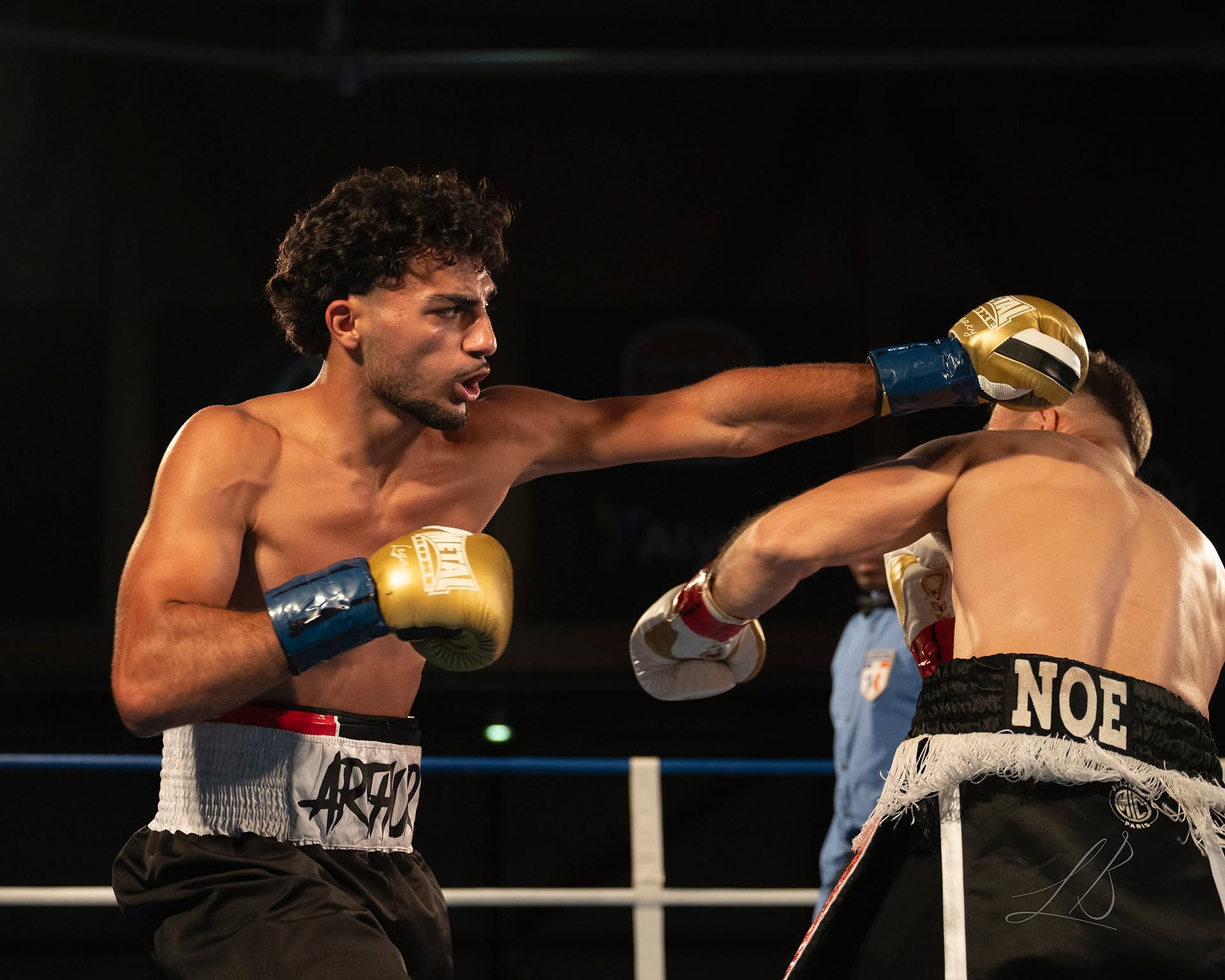 Combat de boxe Arthur au ROC Boxe